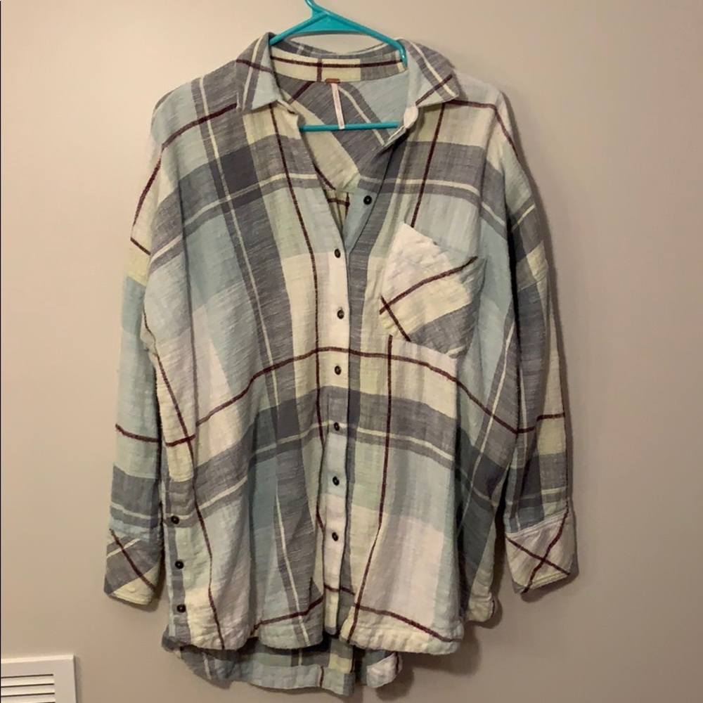 Free People Oversized Flannel size S